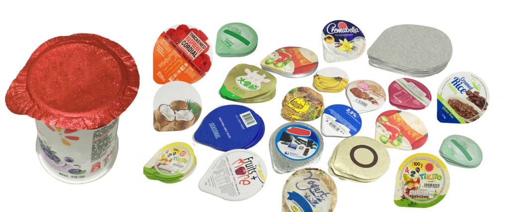 Heat Seal Yogurt Cup Aluminium Foil Lids, High Quality Heat Seal Yogurt Cup  Aluminium Foil Lids on